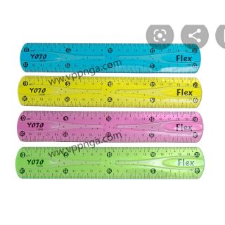 24 thước kẻ dẻo 20cm Yoto. KQ