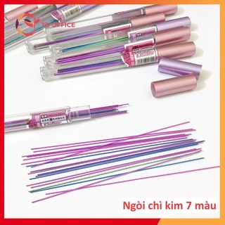 Ngòi bút chì, ngòi chì kim 7 màu 2B 0.5mm - 1 lọ