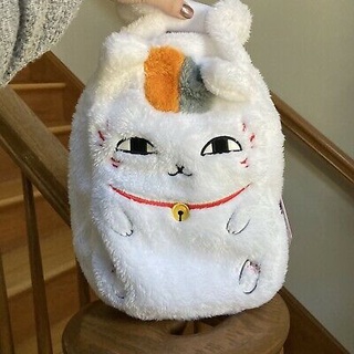 [Banpresto] Túi xách lông cừu NATSUME'S BOOK OF Friends Nyanko Sensei Plush Bag chính hãng Nhật Bản