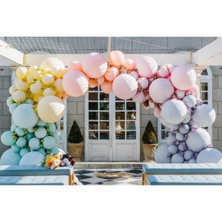 10 quả Bóng Macaron-Pastel-bóng sữa size 10" =25cm