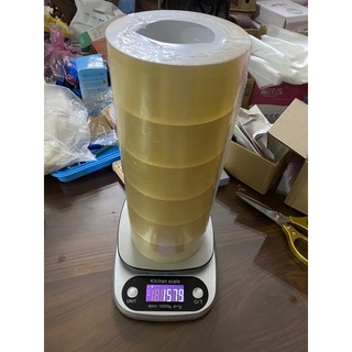 Băng keo đống hàng 1,6kg/6 cuộn trong , cây 1k7/5 cuộn màu , siêu tiết kiệm
