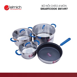 Bộ nồi chảo inox SmartCook SM1497 | Hàng Chính Hãng | 2351497