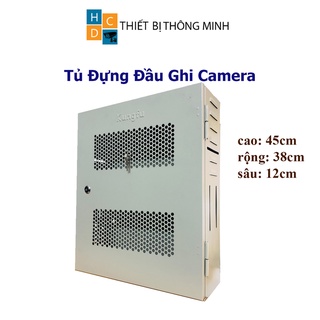 Tủ đựng đầu ghi camera,Tủ rack đựng đầu ghi camera kích thước 45x38x12 sơn tĩnh điện
