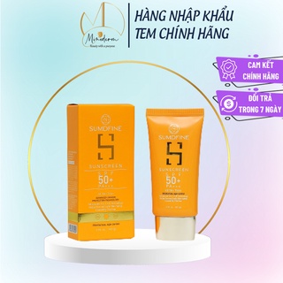 Kem chống nắng Sumdfine SPF50 PA+++ kem chống nắng vật lý, nâng tone, không bóng nhờn 50ml