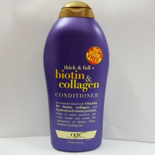 Dầu Gội - Dầu Xả Biotin Ogx USA 577ml
