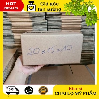 [GIÁ TẬN GỐC] [20x15x10] Thùng Hộp Carton Đóng Gói Hàng , phụ kiện du lịch