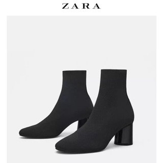 ( Giá Sập Sàn )Bốt cao cổ len Zara