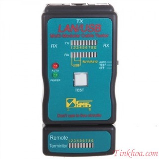 Bộ test cáp mạng đa năng CT-168 (RJ45-RJ11-USB) CT168
