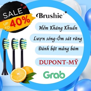[Chính hãng] Brushie-Combo 3 Đầu bàn chải điện lẻ/thay thế/dự phòng Brushie