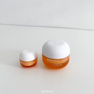 Kem dưỡng LANEIGE radian C cream giúp dưỡng trắng, mờ thâm, giảm và ức chế sự hình thành của các đốm nâu