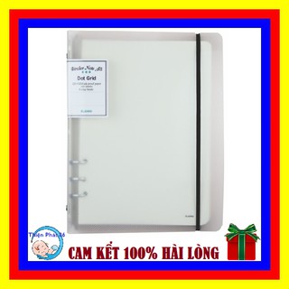 Sổ Dot Grid file nhựa kẹp còng A5 - 100 tờ; MS: 995