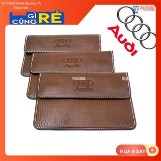 Ví Da Bò Đựng Giấy Tờ Xe Ô Tô Có Hình LoGo Theo Dòng Xe