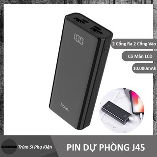 Pin sạc dự phòng Hoco J45 10000mAh 2 cổng sạc - Hàng chính hãng 12 tháng