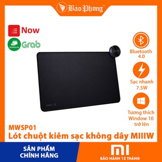 Bàn rê chuột kiêm sạc không dây XIAOMI Qi SmartPad MIIIW MWSP01 miếng di lót cho máy tính PC văn phòng nhà đẹp sạc nhanh