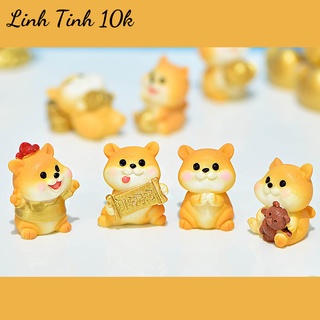 Tượng hổ con trang trí nhà cửa, ô tô, bánh kem dễ thương/ Tiểu hổ trang trí mẫu 4 2022 FREESHIP 50k Linh Tinh 10k
