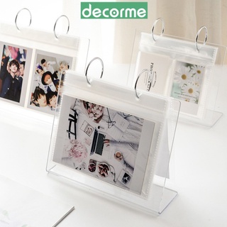 Album khung ảnh để bàn trong suốt đựng ảnh Polaroid xinh xắn KT 16,5*13,5