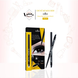 Chì Kẻ Mí Màu Đen Dạng Sáp Odbo Gel Liner Pencil - Chì Vặn Kẻ Mắt Màu Đen Odbo Gel Liner Pencil