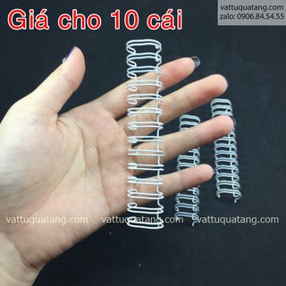 Lò xo sổ tay size gần A6 10 cái/bịch . 14 mắc