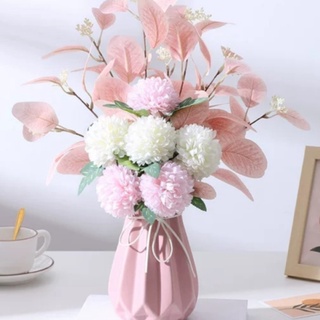 Lọ hoa gốm sứ Bát Tràng siêu đẹp trang trí nhà cửa cao 15cm, bình hoa đẹp Anhome LH-02