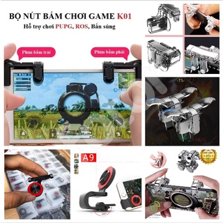 [FREESHIP] BỘ NÚT CHƠI GAME TRÊN ĐIỆN THOẠI K01, CÁNH CHIM, R11, S10, A9, XQ3 (PUPG MOBILE, ROS, SINH TỒN)