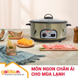 Nồi lẩu điện Goldsun GMC3001 cho bữa tiệc thêm tuyệt vời bảo hành chính Hãng
