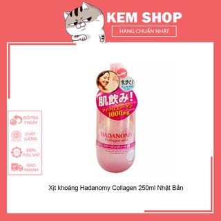 Xịt khoáng Hadanomy Collagen  ❗250ml Nhật Bản  [HangNhat]