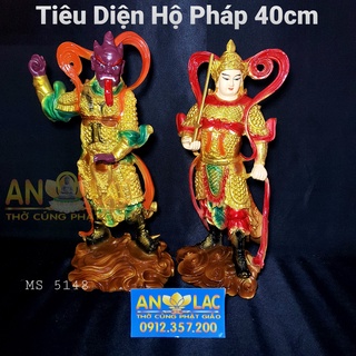 Tượng Tiêu Diện Hộ Pháp 40cm HK (Có Bấn Lẻ, 2 Màu Để Chọn Lựa )