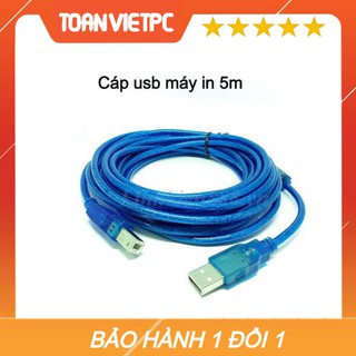 Dây cáp máy in 5m xanh