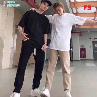 Quần baggy nam nữ BK01 4S ống suông basic unisex kiểu kaki ống rộng