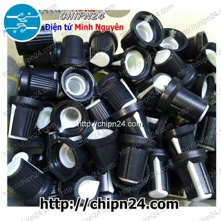 [5 CÁI] Nắp chụp Biến trở Volume 15x17MM TRẮNG