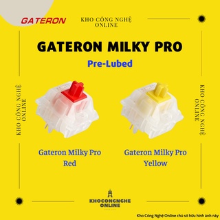 Công tắc bàn phím Switch Gateron Milky Yellow Pro dùng cho bàn phím cơ