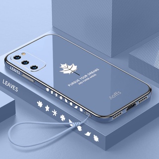 QIANZI Ốp Lưng Mềm Họa Tiết Lá Phong Dành Cho Samsung S20 S20FE S20 PLUS S20 ULTRA S22 ULTRA S22PLUS NOTE20