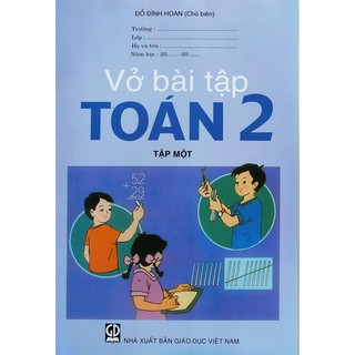Sách - Vở bài tập Toán 2 - tập một