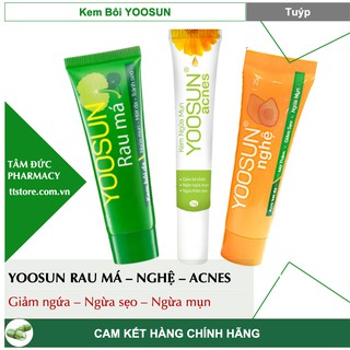 YOOSUN RAU MÁ - YOOSUN ACNES - YOOSUN NGHỆ [Tuýp] - Kem ngừa mụn, mát da, hết thâm [yosun]
