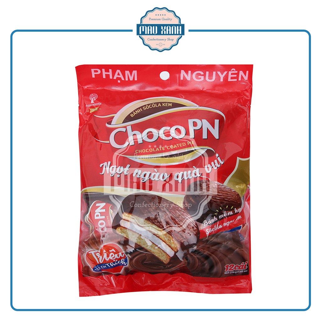 Bánh Bông Lan Socola Choco PN (Gói 216g 12 cái)