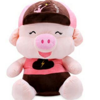 Heo đội nón hót hit( 3 màu hồng, vàng, xanh)80 cm