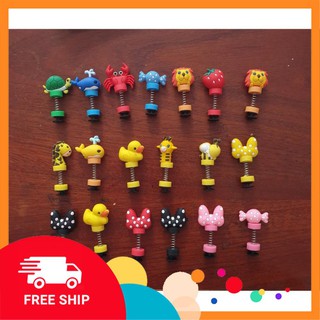 Sticker jitbitz lò xo 3D đủ loại khác nhau gắn dép Sục, dép cá sấu, phụ kiện gắn giày dép