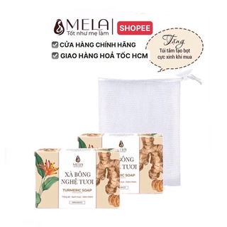 combo 2 Xà Bông Xà Thiên Nhiên chăm Sóc Mặt Và Body Giúp Da Sáng Khoẻ Mờ Thâm,Giảm Mụn 100g (tặng 1 túi tạo bọt)