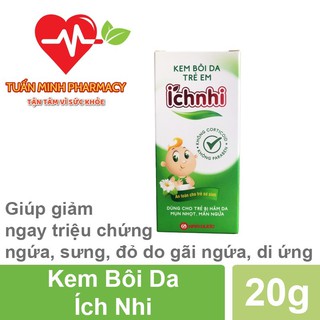 Kem Bôi Da Ích Nhi - Giúp giảm ngay triệu chứng ngứa, sưng, đỏ do gãi ngứa, dị ứng. Làm mờ và làm dịu vết muỗi đốt