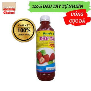 [FREESHIP XTRA] [⇩20%] Nước ép Dâu tây Đà Lạt chai 500ml