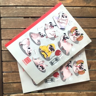 Combo 5 quyển vở kẻ ngang 200 trang hồng hà Puipil Funny Pet 1101 (new 2020)