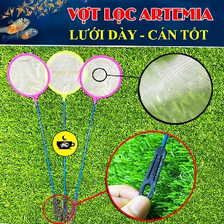 Vợt Lọc Artemia Loại 2 - Lưới dày hơn - Cán Nhỏ Hơn - BETTA COFFY