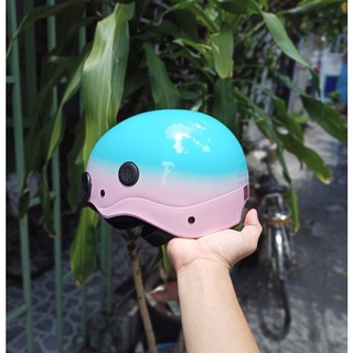[Mã LIFEAUMAY giảm 10% tối đa 30k đơn 150k] nón bảo hiểm phối hai màu mẫu mới loại xịn