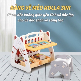 Bảng vẽ mèo Holla đa năng 3in1 kèm ghế