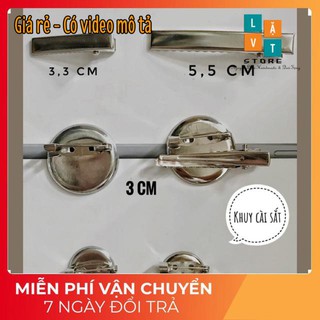 [FREESHIP TỪ 50K] Khuy cài sắt nhiều kiểu, dẻ dán vô bảng tên, đồ handmade