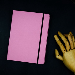 Sổ Tay Bìa Cứng A5 Classic Matte Pink - Ruột Dot/Grid/Blank/Lined - 180 Trang - 100 GSM - Journalholic