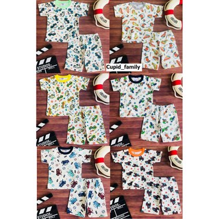 Bộ cotton cộc tay cho bé trai bé gái - KHÔNG CHỌN MÀU - bh