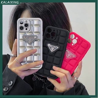 Ốp Điện Thoại Mềm Hình Tam Giác Prada Cho iPhone 13 Pro Max 12 Pro Max 11 ProMax Xs Max Xr X Xs