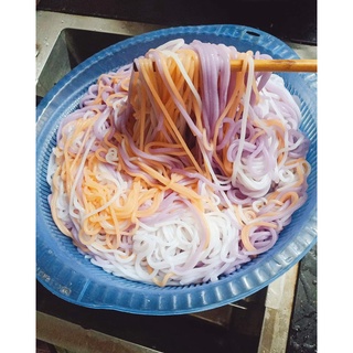 Bún phở khô ngũ sắc gạo lứt Cao Bằng gói 500gr (ngô, gấc, khoai lang, chùm ngây, lá cẩm, đậu biếc)