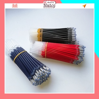 Combo 100 ngòi ruột bút bi nước thay vào bút chữ A và bút cute NATO NB01